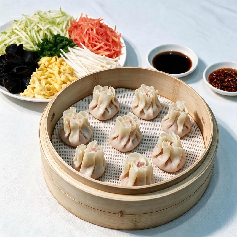 素三鲜灌汤烧卖